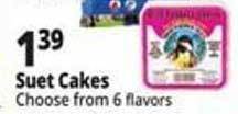 Ocean State Job Lot Suet cakes offer