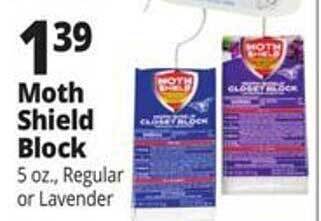 Ocean State Job Lot Moth shield block offer