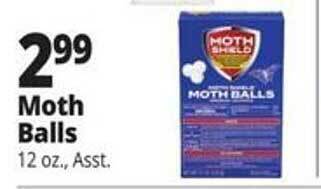 Ocean State Job Lot Moth balls offer