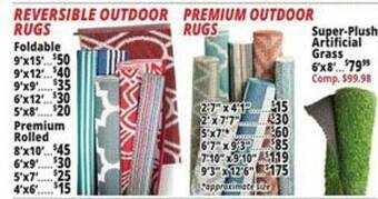 Ocean State Job Lot Super-plush artificial grass offer