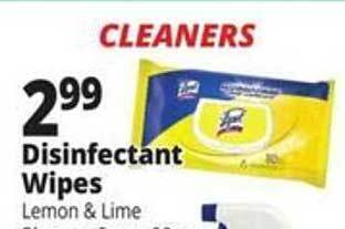 Ocean State Job Lot Disinfectant wipes offer
