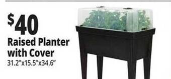Ocean State Job Lot Raised planter with cover offer
