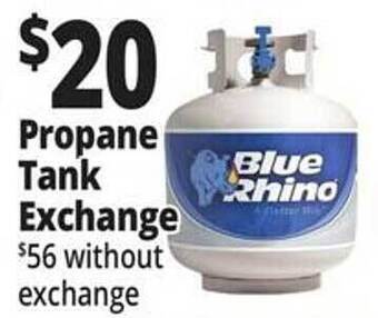 Ocean State Job Lot Propane tank exchange offer