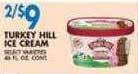 Associated Turkey hill ice cream offer