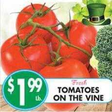 Associated Tomatoes on the vine offer