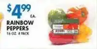 Associated Rainbow peppers offer