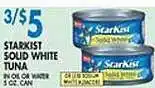 Compare Foods Starkist solid white tuna offer