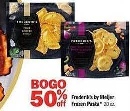 Meijer Frederik's by meijer frozen pasta offer
