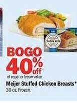 Meijer Meijer stuffed chicken breasts offer
