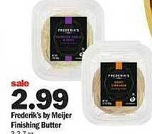 Meijer Frederik's by meijer finishing butter offer