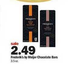 Meijer Frederik's by meijer chocolate bars offer