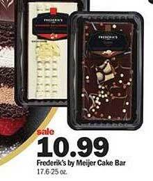 Meijer Frederik's by meijer cake bar offer