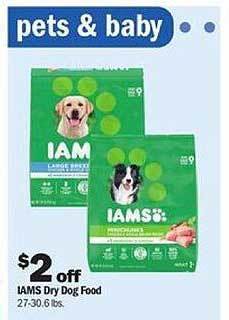 Meijer Iams dry dog food offer