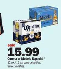 Meijer Corona or modelo especial offer