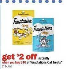 Meijer Temptations cat treats offer