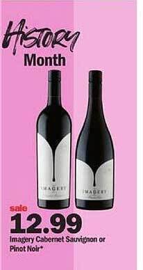 Meijer Imagery cabernet sauvignon or pinot noir offer