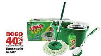 Meijer Libman cleaning products offer