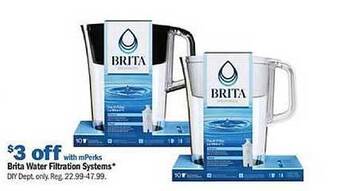 Meijer Brita water filtration systems offer