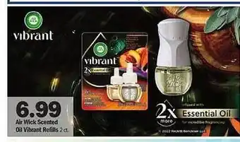 Meijer Air wick scented oil vibrant refills offer