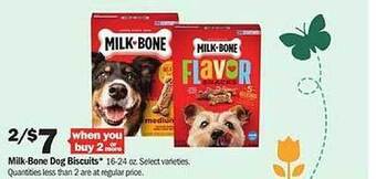 Meijer Milk-bone dog biscuits offer