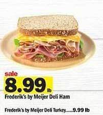 Meijer Frederik's by meijer deli ham offer