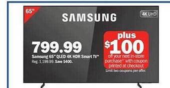 Meijer Samsung 65 offer