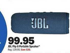 Meijer Jbl flip 6 portable speaker offer