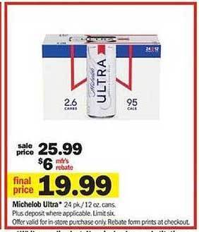 Meijer Michelob ultra offer