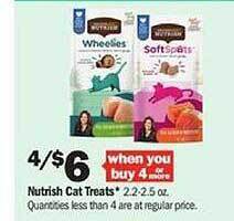 Meijer Nutrish cat treats offer
