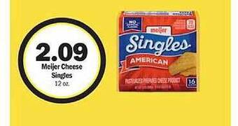 Meijer Meijer cheese singles offer