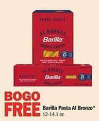 Meijer Barilla pasta al bronzo offer