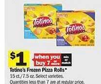 Meijer Totino's frozen pizza rolls offer