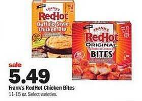 Meijer Frank's redhot chicken bites offer