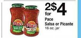 ACME Pace salsa or picante offer