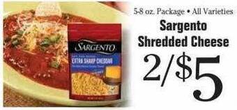 Morton Williams Sargento shredded cheese offer