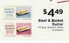 ShopRite Bowl & basket butter offer