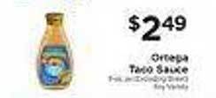 ShopRite Ortega taco sauce offer