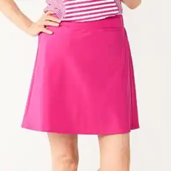 Kohl's Women's croft & barrow® classic comfort collection a-line skort offer