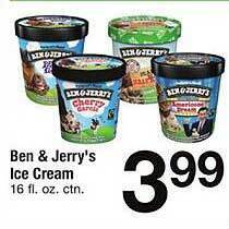 ACME Ben & jerry's ice cream offer