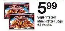 ACME Superpretzel mini pretzel dogs offer