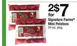 ACME Signature farms mini potatoes offer