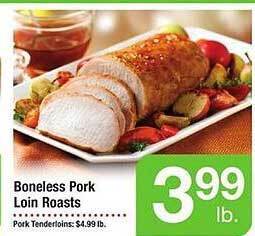 ACME Boneless pork loin roasts offer