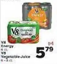 Weis Markets V8 energy v8 vegetable juice offer