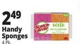 Ocean State Job Lot Handy sponges offer