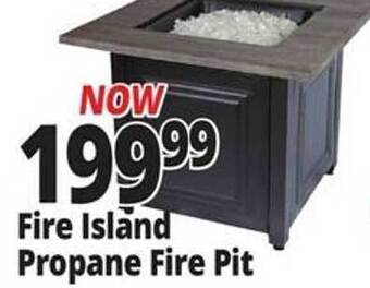 Ocean State Job Lot Fire island propane fire pit offer