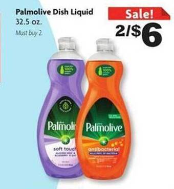 Family Dollar Palmolive dish liquid offer