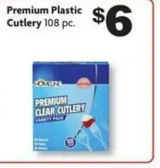 Family Dollar Premium plastic cutlery offer