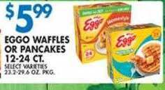 Associated Eggo waffles or pancakes offer