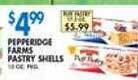Associated Pepperidge farms pastry shells offer