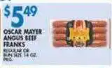 Associated Oscar mayer angus beef franks offer